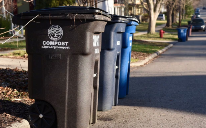 RESIDENTIAL TRASH CANS